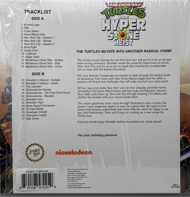 Teenage Mutant Ninja Turtles: The Hyperstone Heist Vinyl Record