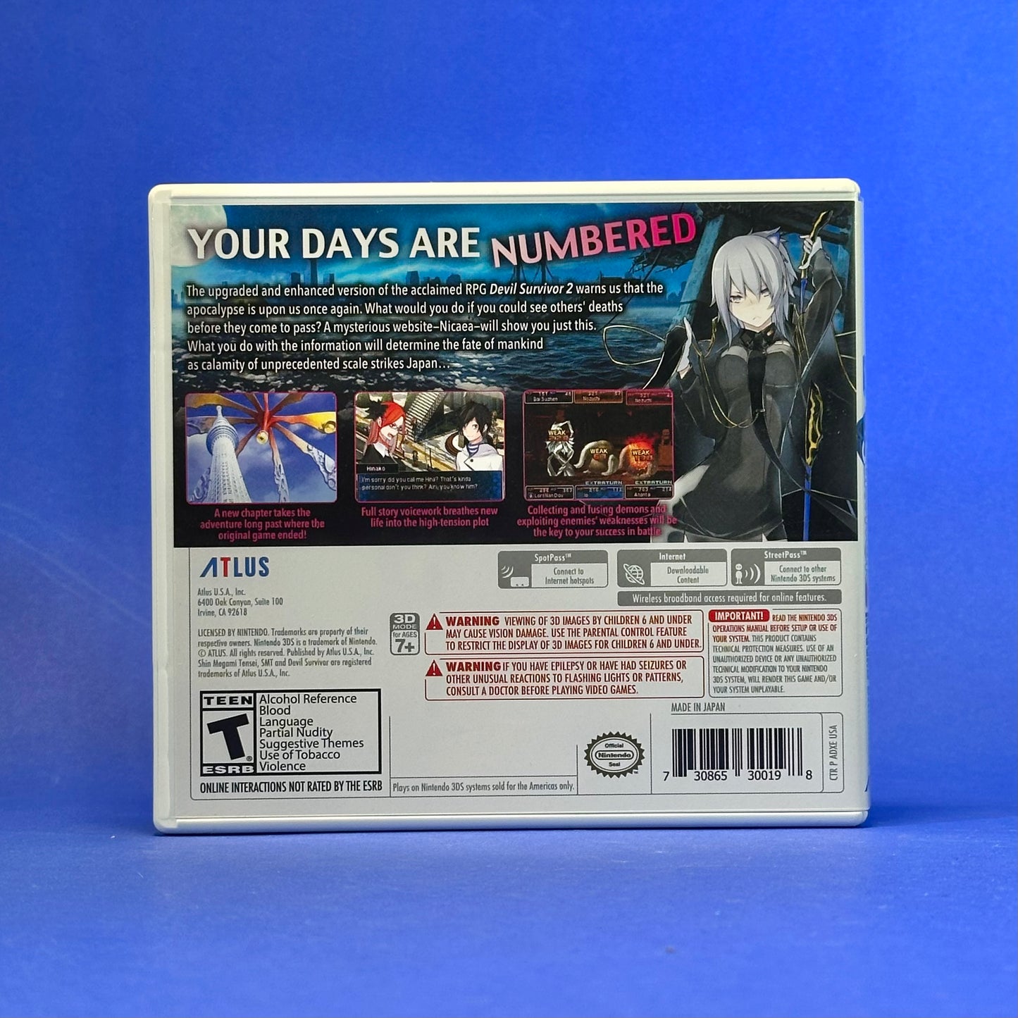 Shin Megami Tensei - Devil Survivor 2: Record Breaker – Nintendo 3DS
