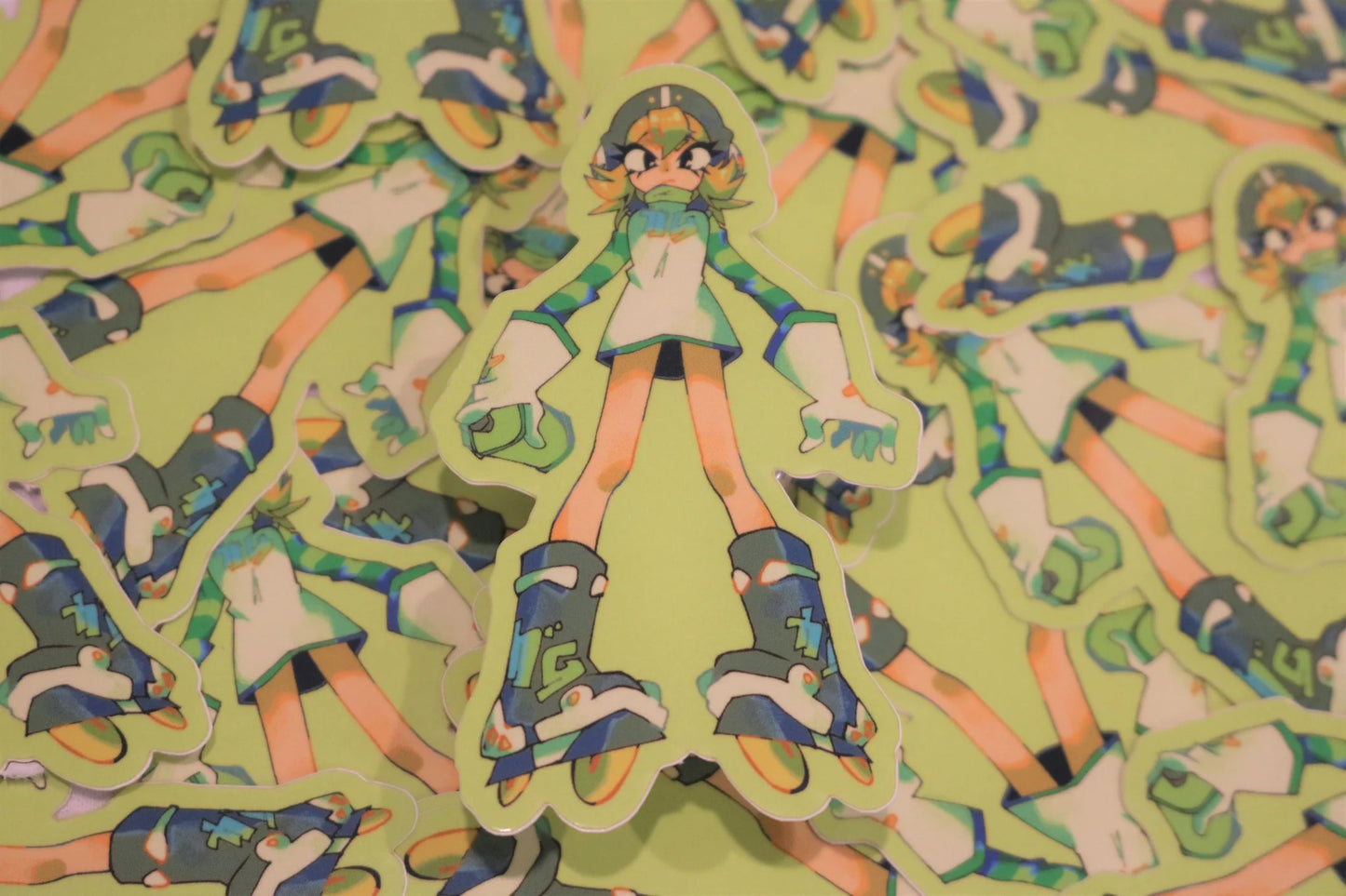 julie.egg - Gum & Mew Sticker