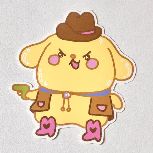 Ugly Plants - Cowboy Puppy Sticker