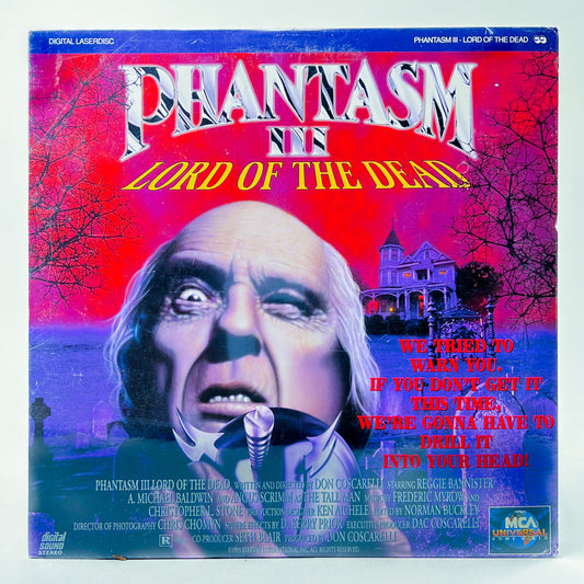 Phantasm 3: Lord of the Dead Laserdisc