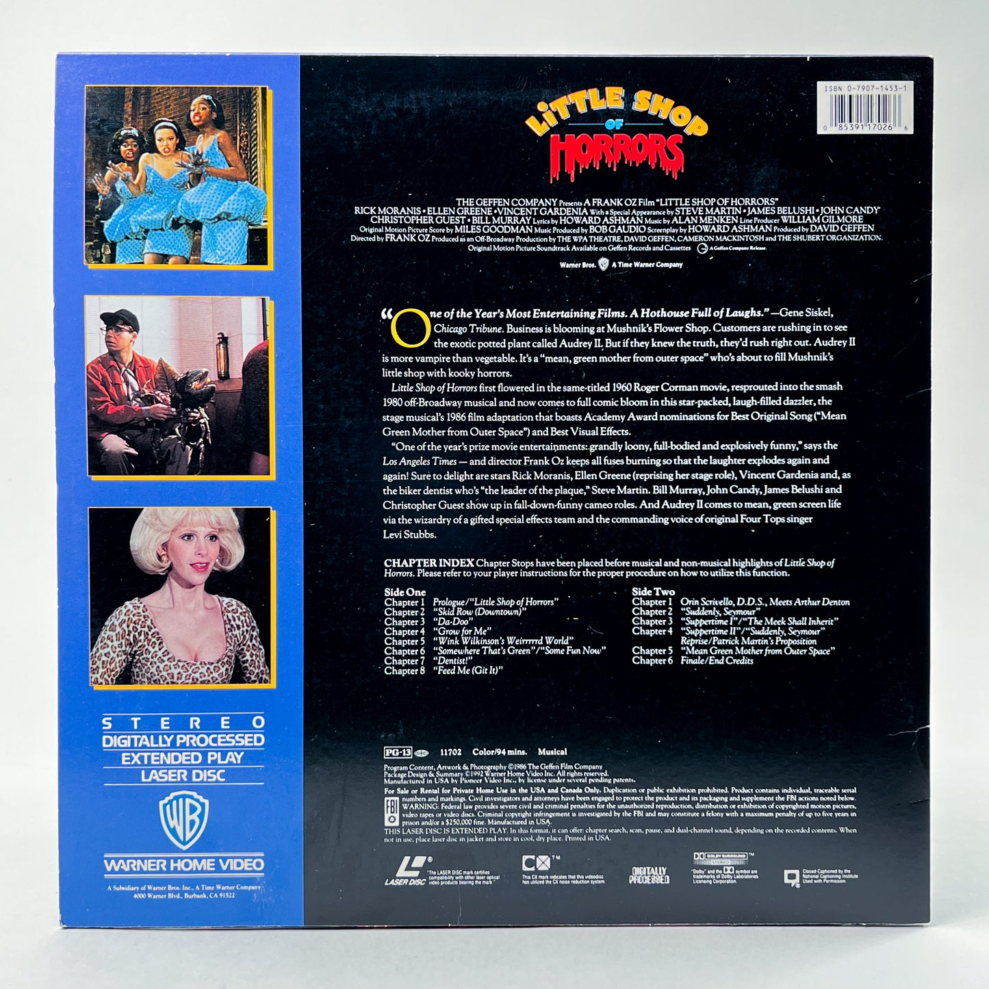 Little Shop of Horrors Laserdisc