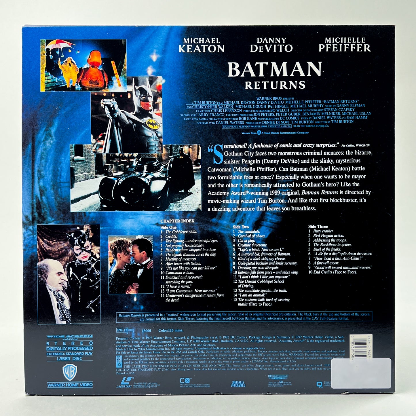 Batman Returns Laserdisc