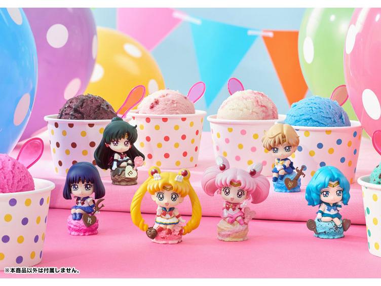 Megahouse - Petit Chara! Pretty Guardian Sailor Moon - 2016 Ice Cream Party Figure Set