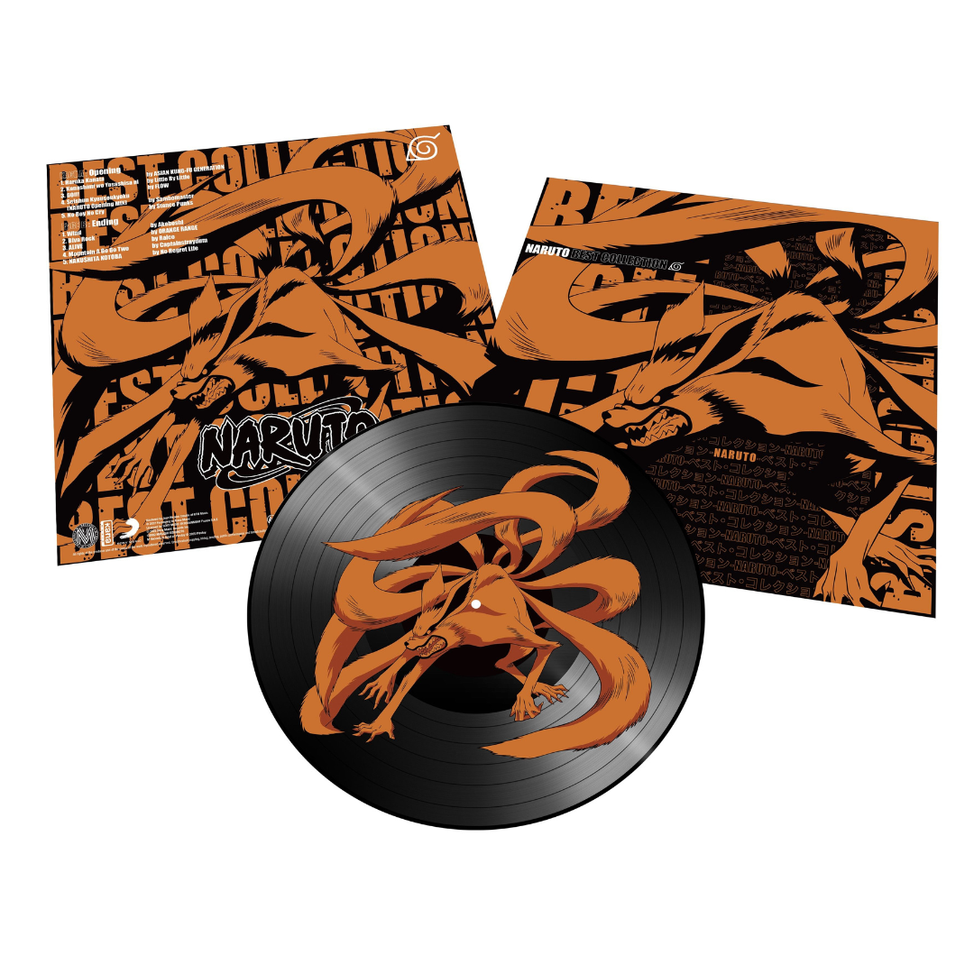Various Artists - NARUTO BEST COLLECTION (Kyubi Picture-Disc Edition) Vinyl