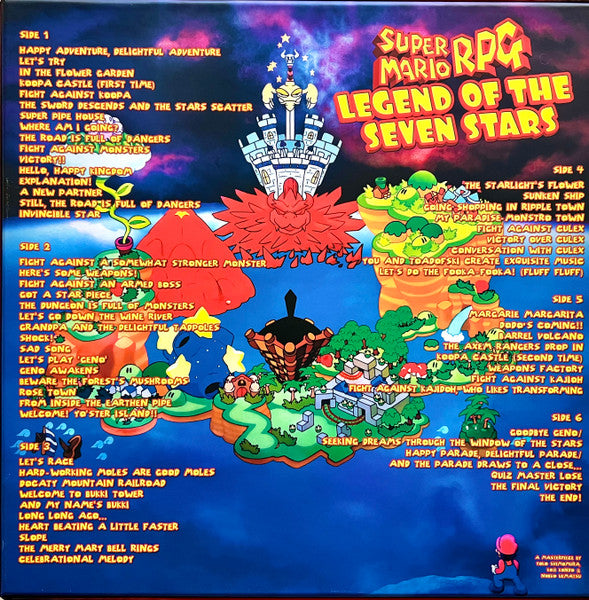 Super Mario RPG: Legend of the Seven Stars Soundtrack 3 LP Vinyl Record