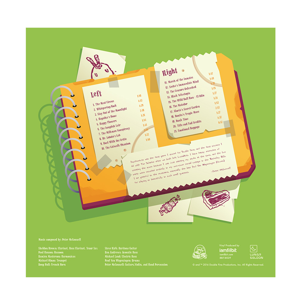 Peter McConnell - Psychonauts 20th Anniversary Edition Vinyl Record