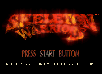 Skeleton Warriors - Sega Saturn