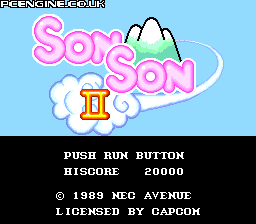 SonSon II - PC Engine HuCard