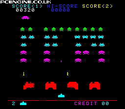 Space Invaders: The Original Game - PC Engine Super CD Rom