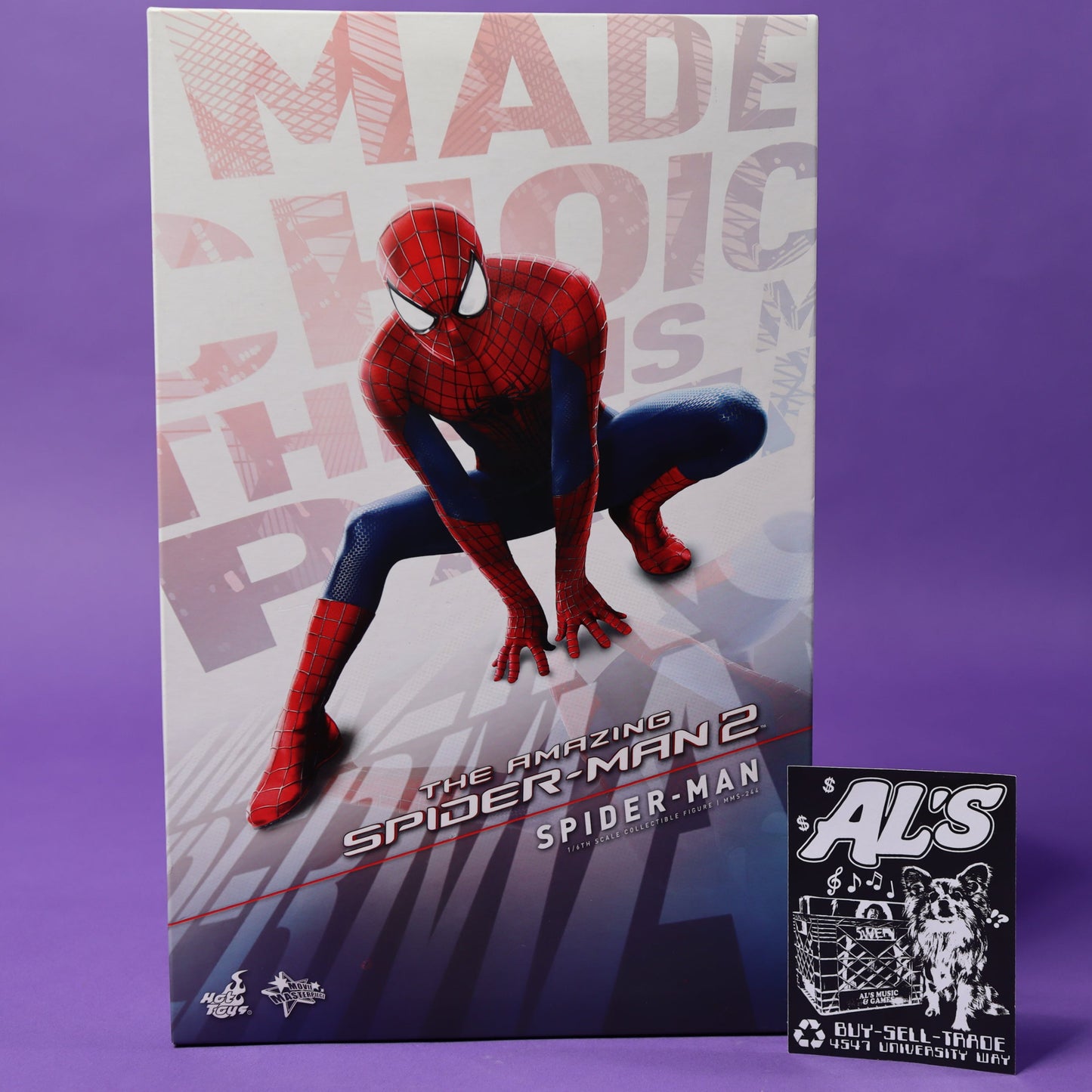 Hot Toys MMS 244 Amazing Spider-Man 2 Figure