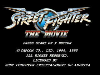 Street Fighter: The Movie - Sega Saturn
