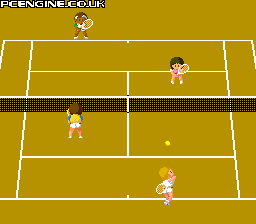 Pro Tennis: World Court - PC Engine HuCard