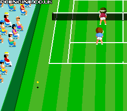 Pro Tennis: World Court - PC Engine HuCard