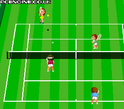 Pro Tennis: World Court - PC Engine HuCard