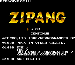 Zipang - PC Engine HuCard