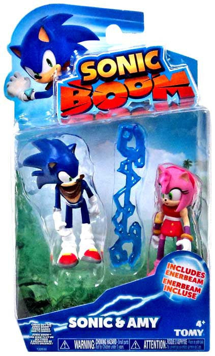 TOMY - Sonic Boom: Sonic & Amy Action Figure 2-Pack