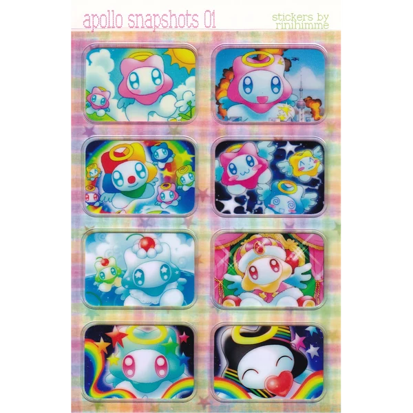 Rinihimme - Apollo Snapshots 01 Sticker Sheet
