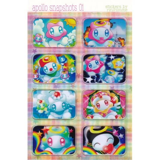 Rinihimme - Apollo Snapshots 01 Sticker Sheet