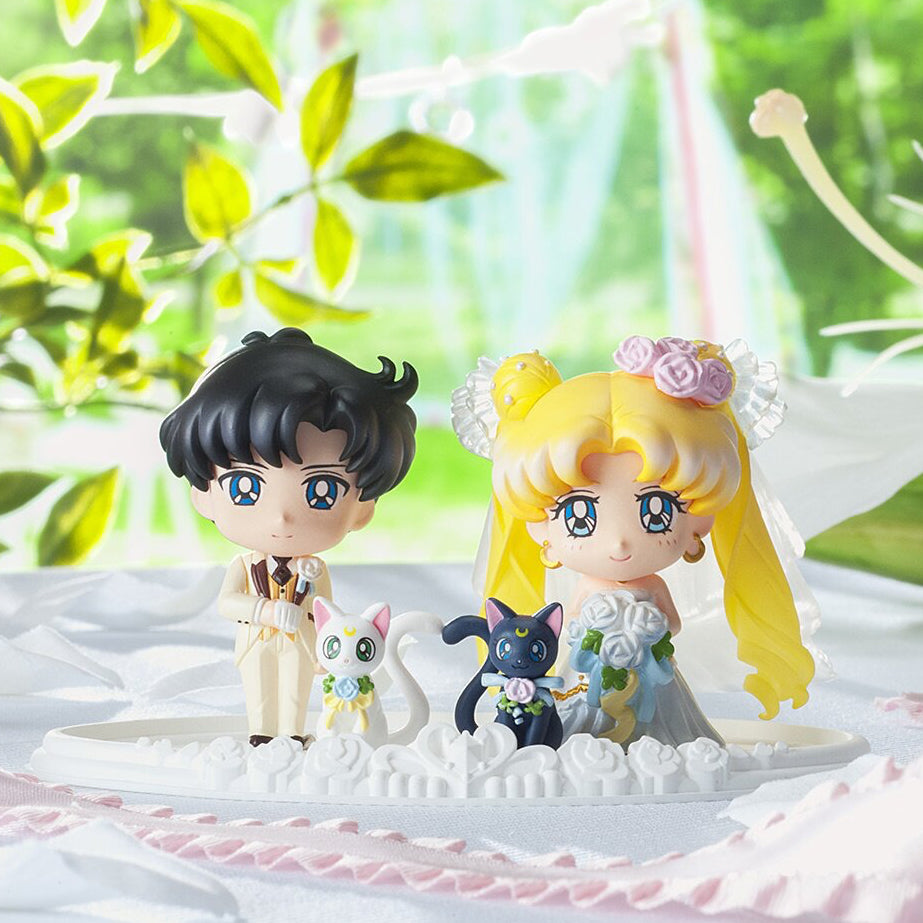 Megahouse - Petit Chara! Pretty Guardian Sailor Moon - 2017 Happy Wedding Figure Set