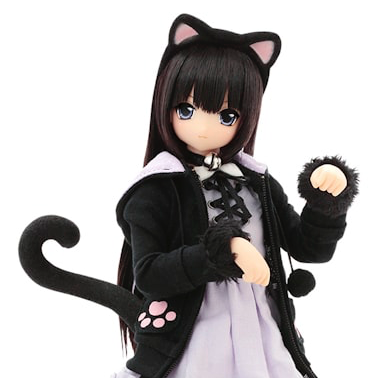 Azone International - Sahra’s a la mode: Meow × Meow a la mode Black Cat Lycee