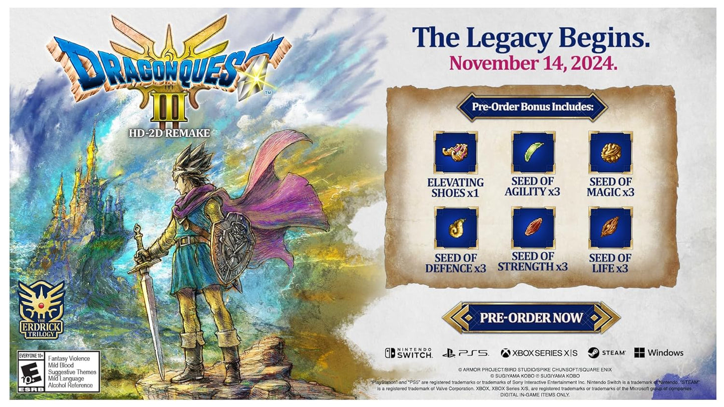 Dragon Quest III HD-2D Remake - Nintendo Switch