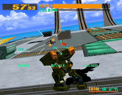 Cyber Troopers Virtual-On - Sega Saturn