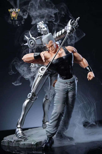 Kotobukiya - 2001 Jojo’s Bizarre Adventure: Stardust Crusaders Polnareff & Silver Chariot Static and Dynamic Figure Set Ver. 2
