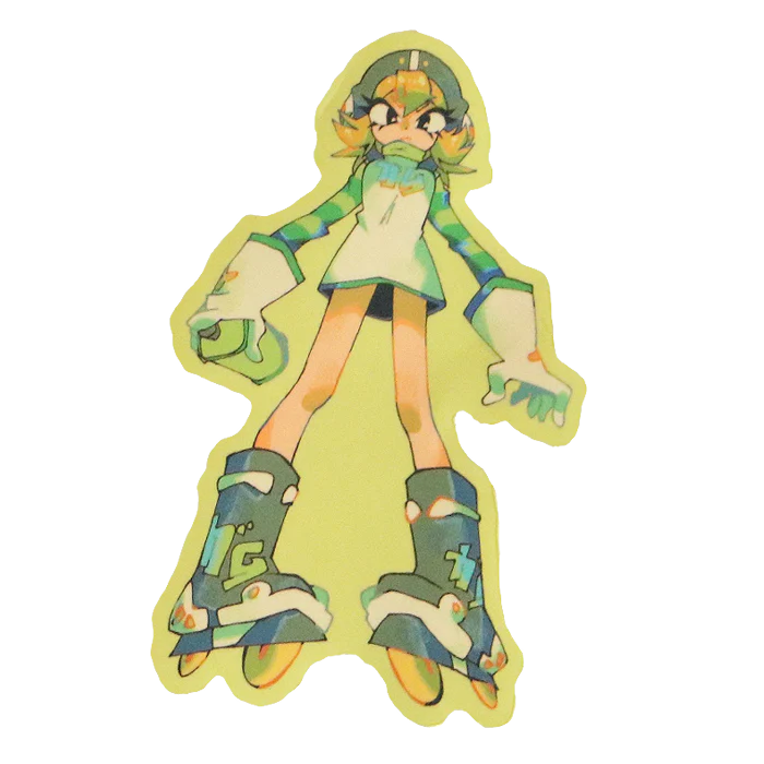 julie.egg - Gum & Mew Sticker