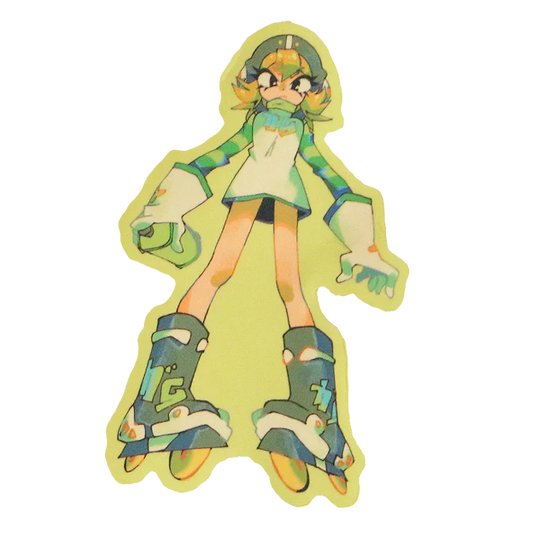 julie.egg - Gum & Mew Sticker