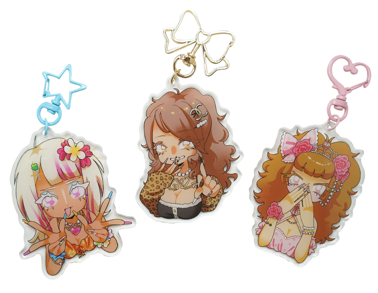 julie.egg - Gyaru Keychain Collection