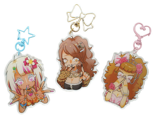 julie.egg - Gyaru Keychain Collection