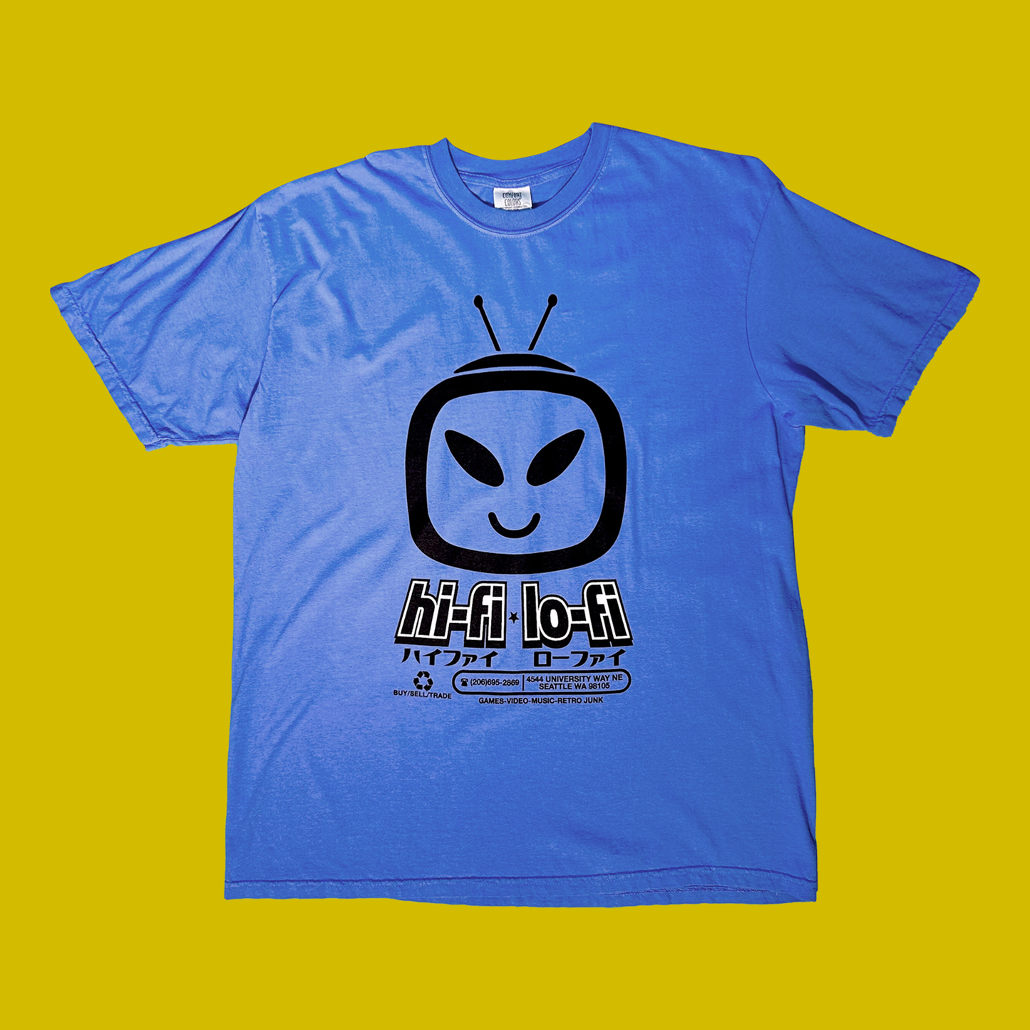 Hifi Lofi T-Shirt - Blue V2
