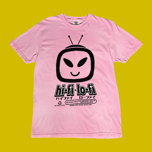 Hifi Lofi T-Shirt - Pink V2