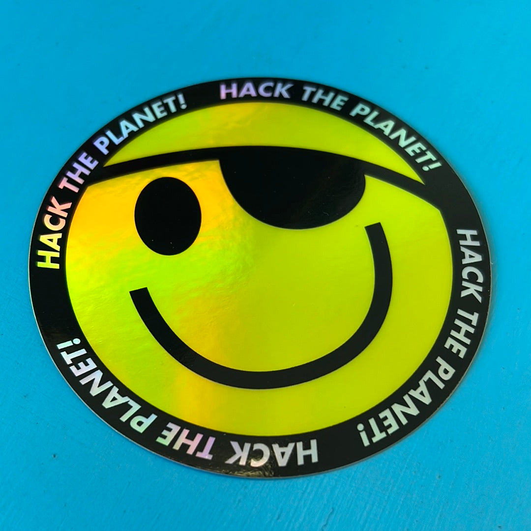 HVYBLK - Hack The Planet Sticker