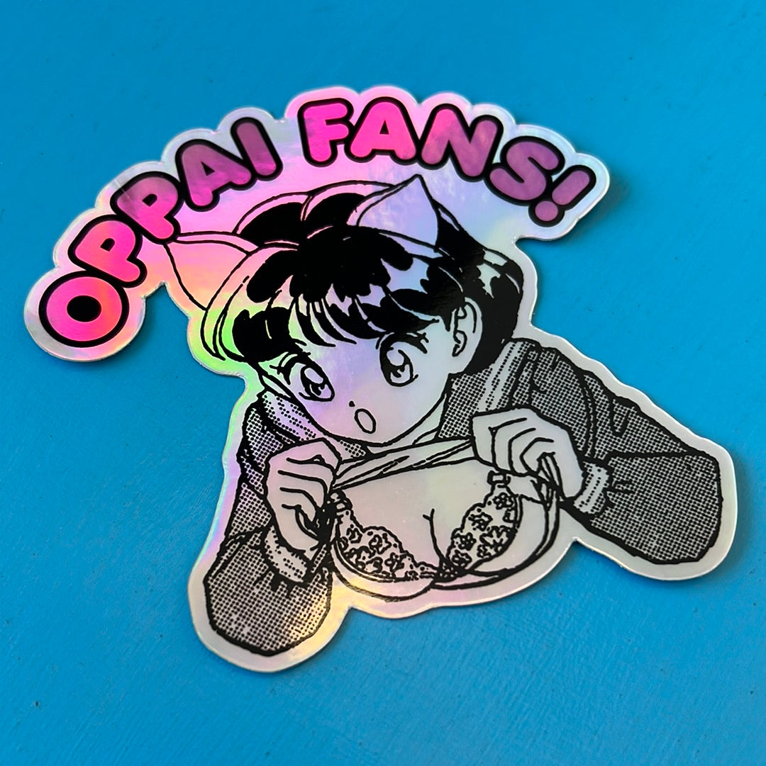 HVYBLK - Oppai Fans Sticker