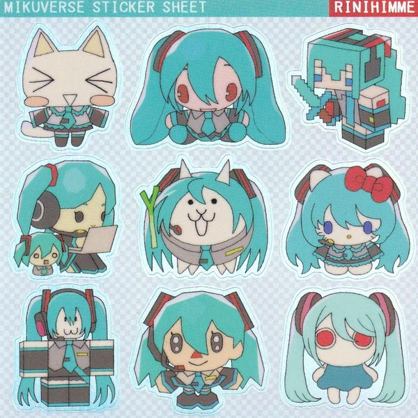 Rinihimme - Mikuverse Sticker Sheet
