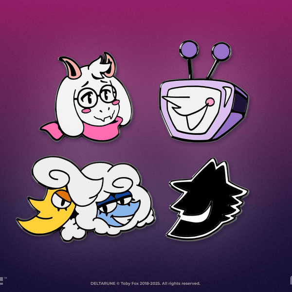 Fangamer - DELTARUNE Character Pin Set 4