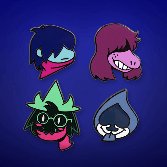 DELTARUNE Character Enamel Pins Set 1
