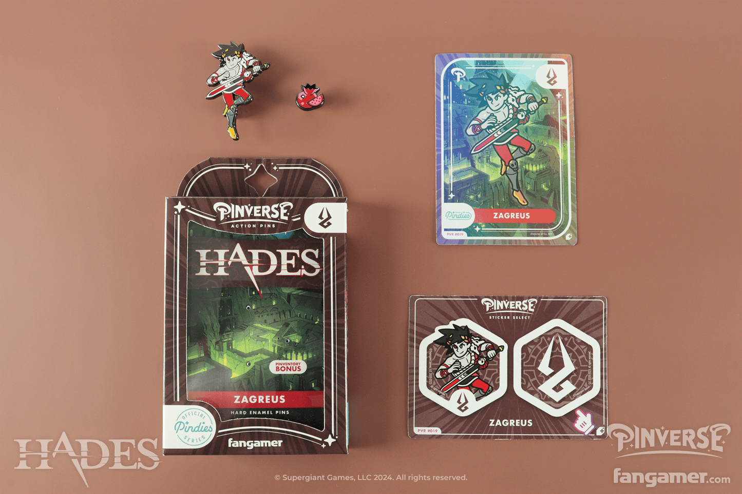 Hades - Zagreus Enamel Pin Set