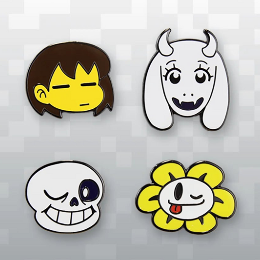 Undertale Character Enamel Pins - Set 1