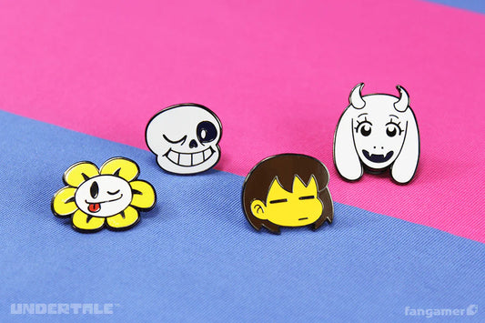 Undertale Character Enamel Pins - Set 1