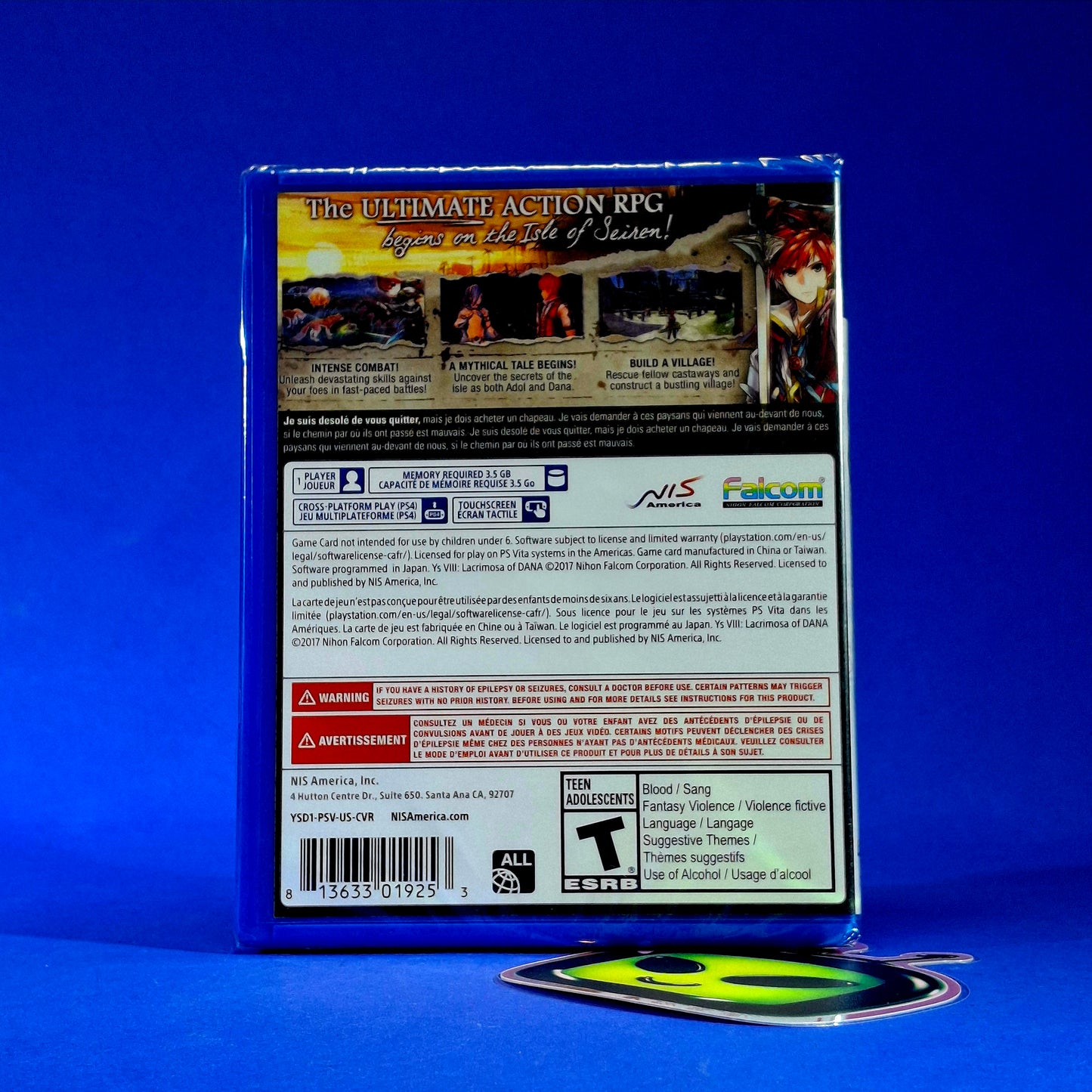 PS Vita - Y's VIII: Lacrimosa of Dana