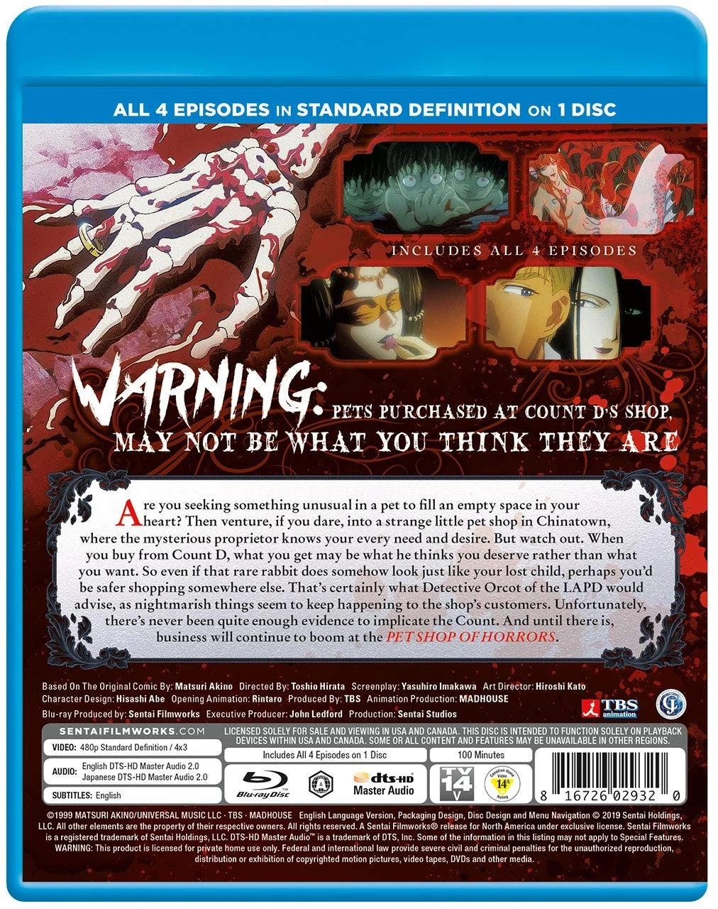 Petshop of Horrors - Blu-Ray