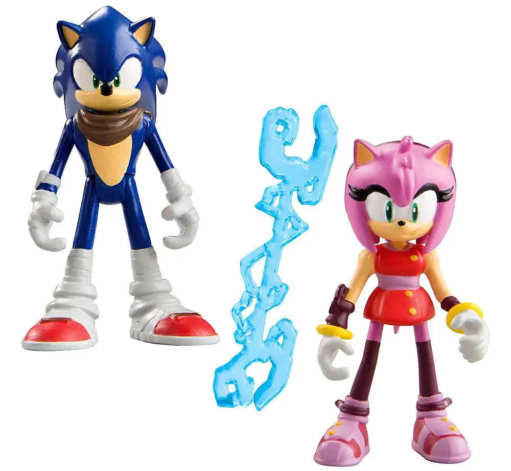 TOMY - Sonic Boom: Sonic & Amy Action Figure 2-Pack