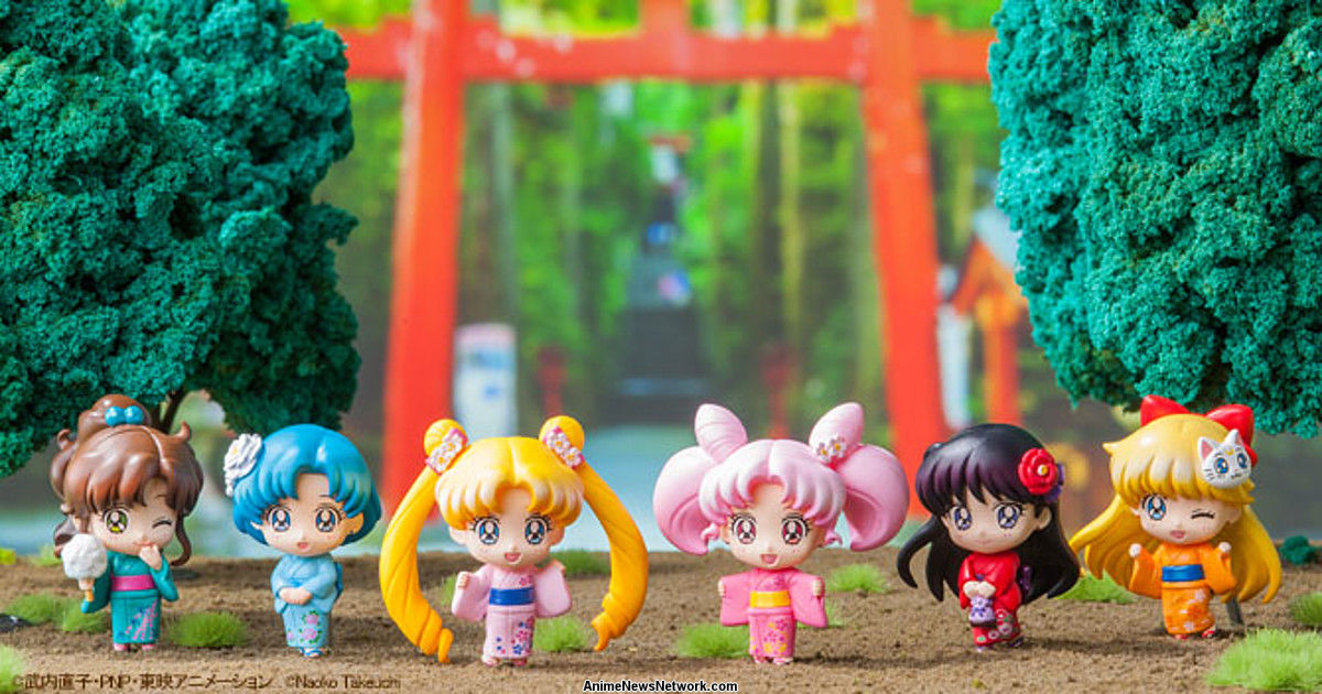 Megahouse - Petit Chara! Pretty Guardian Sailor Moon - 2016 Yukata Special Figure Sets