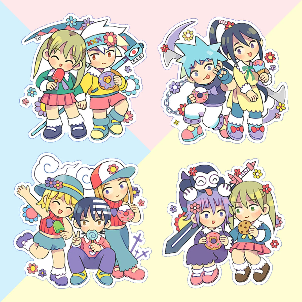 Cotton Angel - Soul Eating Sweets Stickers