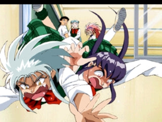 Tenchi Muyo! Tōkō Muyō  No Need for School! - JP PlayStation