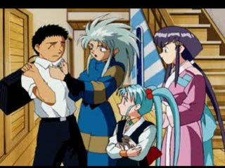 Tenchi Muyo! Tōkō Muyō  No Need for School! - JP PlayStation