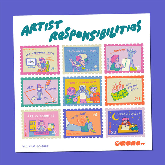 Kuru 731 - Stamp Sticker Collection